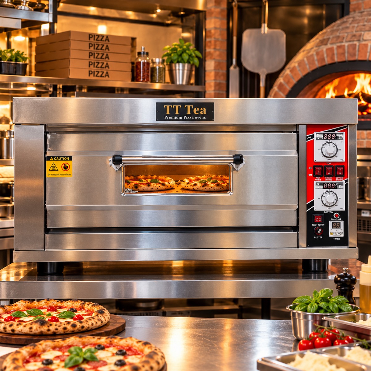 Big Electric Pizza Oven — 32×48 inch Baking Area