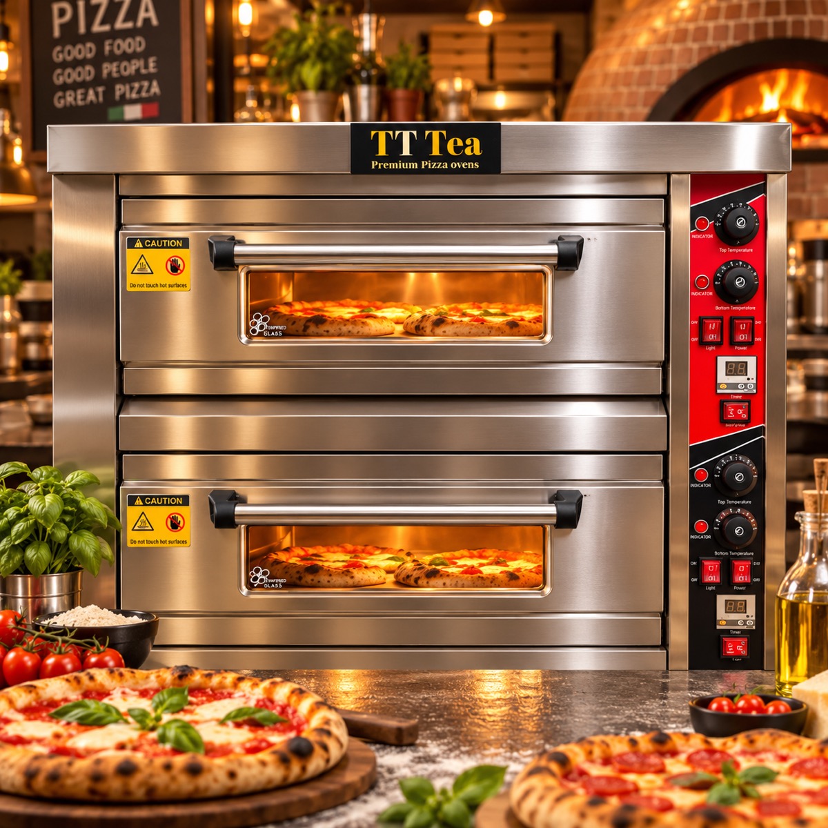 ELECTRIC OVEN DOUBLE DECK