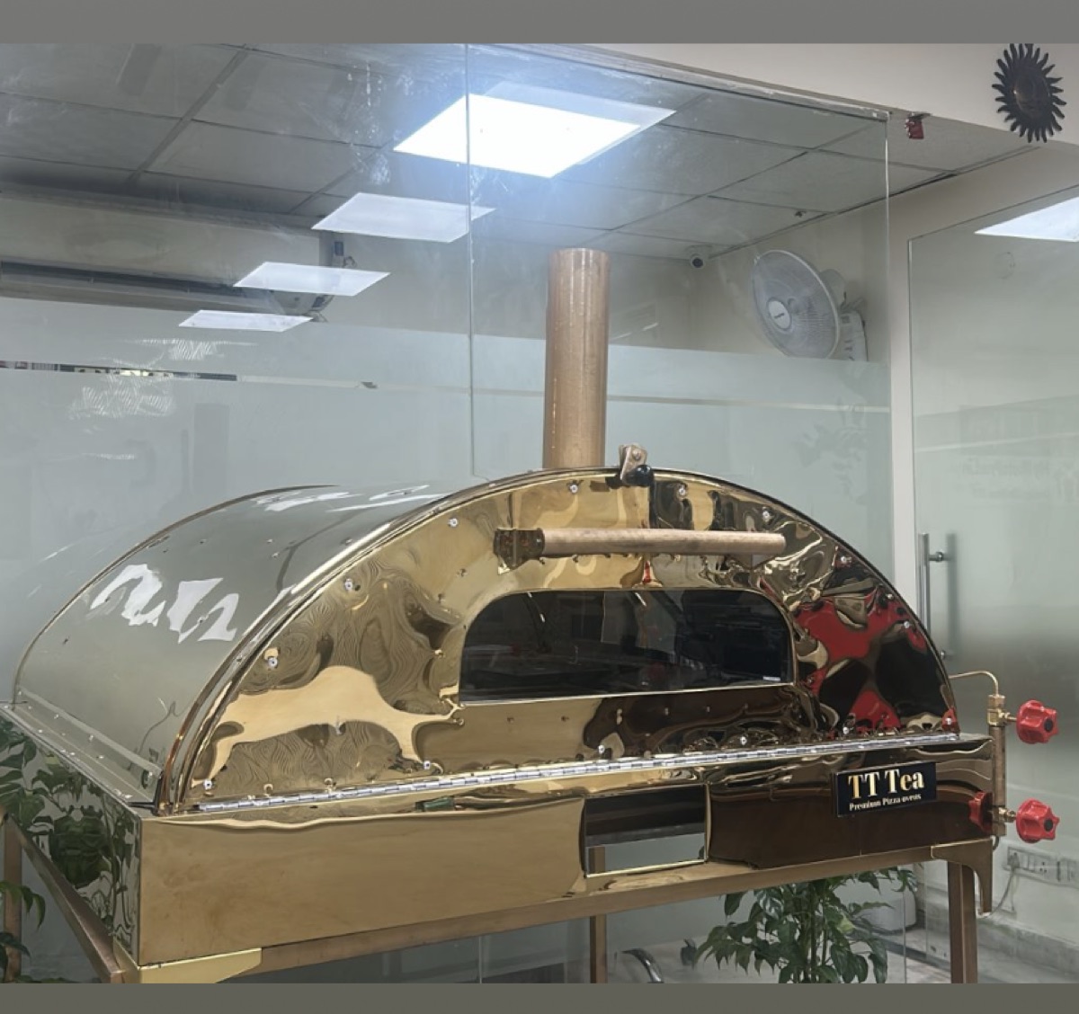 TTTea Wood/Gas Fire Pizza Oven! 🍕 33×33 INCH