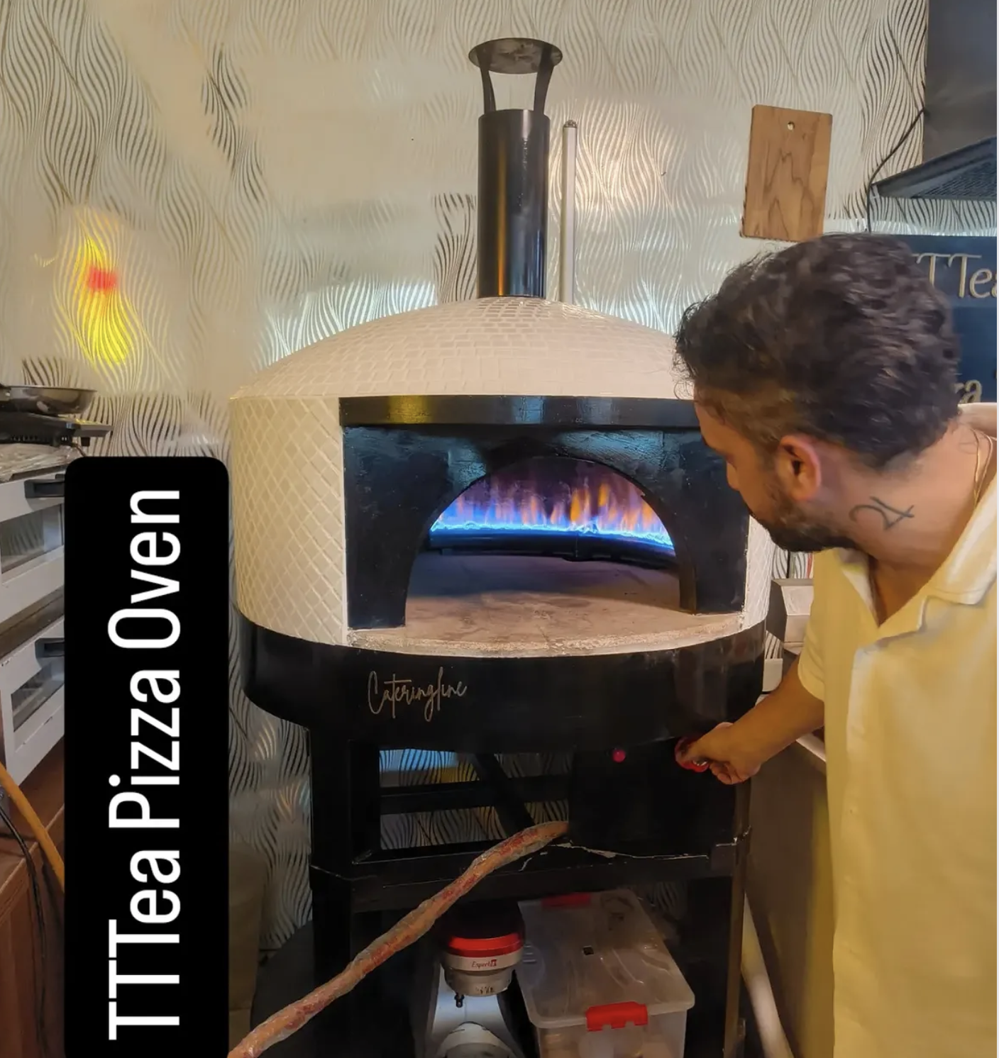 TTTea Wood/Gas Fire Brick Oven
