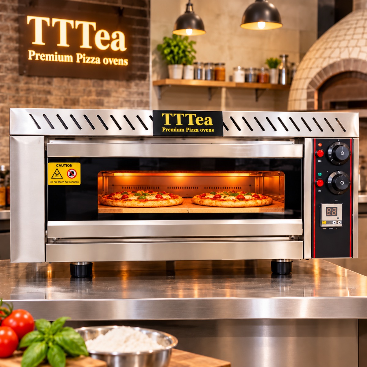 🔥 Digital Meter SS Body Electric Oven 🍕