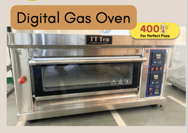 Pizza Oven Gas Oven | Digital Meter | 400 Degrees Celsius
