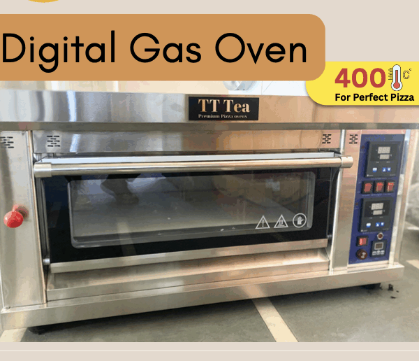 Pizza Oven Gas Oven | Digital Meter | 400 Degrees Celsius